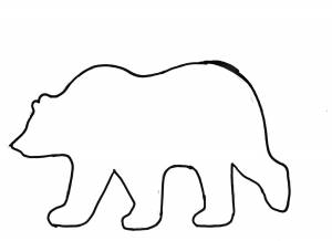 DataLife Engine > Версия для печати > Трафарет медведя для рисования