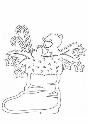 Медведи на окна трафареты