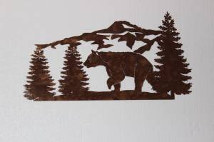 Медведи на окна трафареты