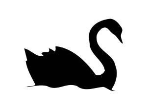 Трафареты Лебедя