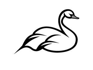 Трафареты Лебедя