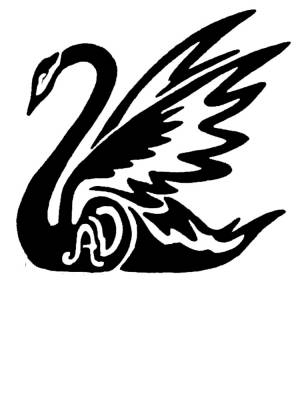 Трафареты Лебедя