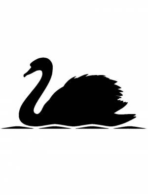 Трафареты Лебедя