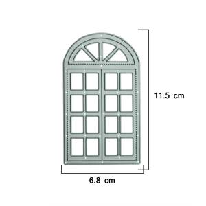 Металлический трафарет для высечки арки окна для скрапбукинга ручной работы