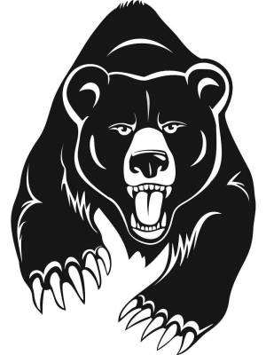 Трафареты Медведя