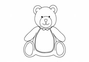 Трафареты медведя