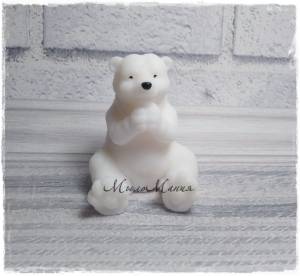 Сконовая форма № 327 Белый мишка № 1