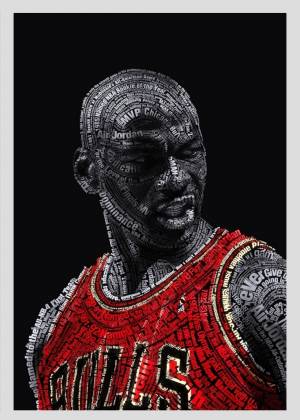Постер NBA в рамке серия Michael Jordan  6