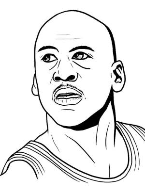 Раскраски Майкл Джордан