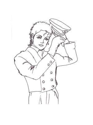 Раскраски Майкл Джексон