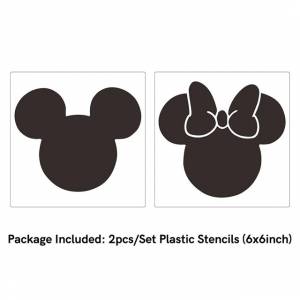 Пластиковые трафареты Disney, Микки и Минни Маус для рукоделия, декоративные трафареты для рукоделия, Новое поступление 2022