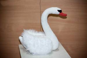 Поделка лебедь
