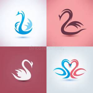 лебедь Стоковых иллюстраций и клипартов