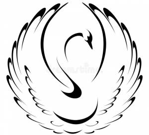 лебедь Стоковых иллюстраций и клипартов