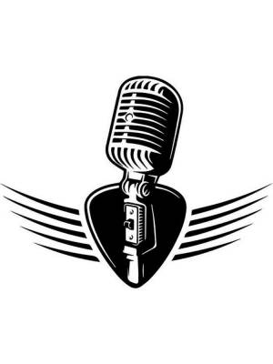 Трафареты Микрофона
