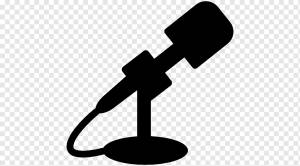 Микрофон Силуэт Музыка, музыкальные формы, микрофон, студия звукозаписи, силуэт png