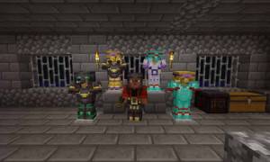 Все места отделки брони в обновлении Майнкрафт 1