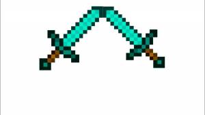 Бумажный меч из Майнкрафт