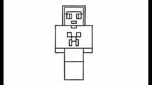 Трафарет Меч из Майнкрафта для вырезания из бумаги