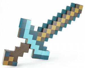 Меч и кирка из игры Майнкрафт