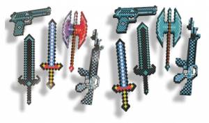 Майнкрафт деревянное оружие