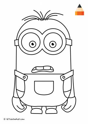 Рисунки миньонов лёгкие