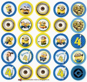 Миньоны, День рождения, Украшения