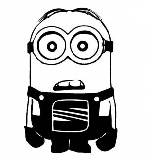 Миньон трафарет