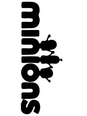 Трафареты Миньонов для вырезания из бумаги