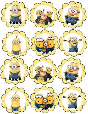 Миньоны открытка