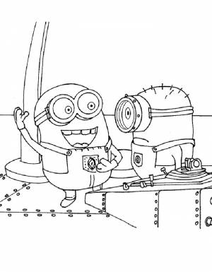 Раскраски Миньоны