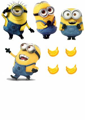 Вафельная картинка Миньоны