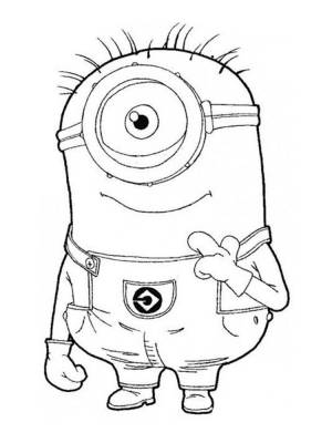 Раскраски Миньоны