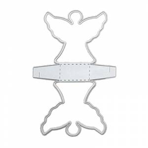 Ангел коробка металлический трафарет трафарет DIY альбом для скрапбукинга бумажная карта шаблон