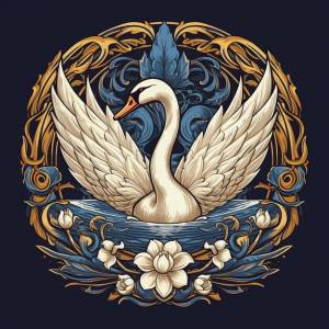 Элегантный лебедь