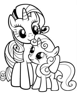 40 Раскрасок Май Литл Пони
