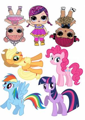 лол и литл пони