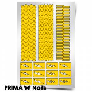 Трафарет для дизайна ногтей PrimaNails