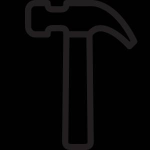 Трафарет молотка