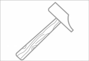 Шаблон молотка