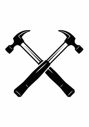 Трафареты Молоток