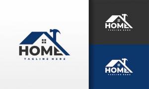 Логотип дома молотка