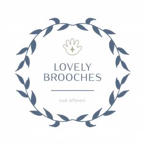 Синие Цветы Круг Логотип