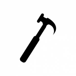 Шаблон векторного дизайна молотка