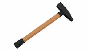 Молоток на белом фоне, векторная иллюстрация молотка