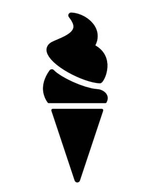 Трафареты Мороженое