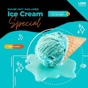 Специальный шаблон мороженого очень классный