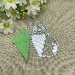 Рамка для мороженого, металлические трафареты для резки, трафареты для «сделай сам», скрапбукинг, декоративное тиснение, шаблон ручной работы