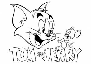 Раскраска Логотип Tom And Jerry
