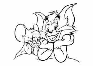 Раскраска «Том и Джерри»